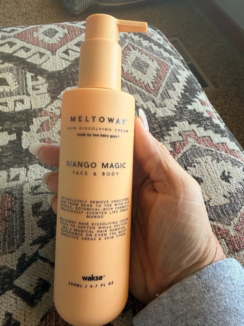 Meltoway Mango Magic hair dissolving cream